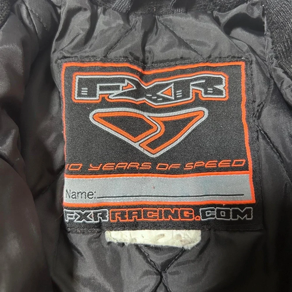 Fox Racing Snowmobile Jacket Coat NEON kids SIZE 6 FXR
